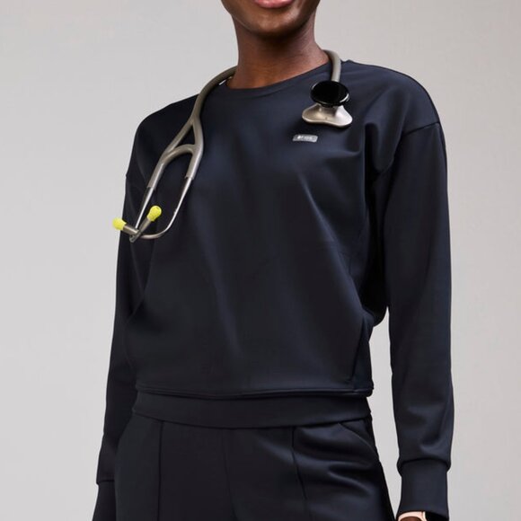 FIGS Cornelia FORMx Crewneck Scrub Top - Picture 1 of 4
